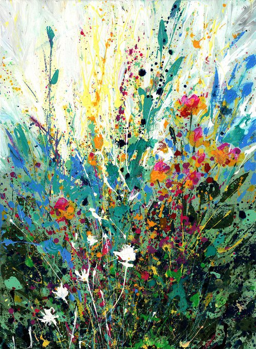 Floral Dream 3 - Floral art by Kathy Morton Stanion by Kathy Morton Stanion