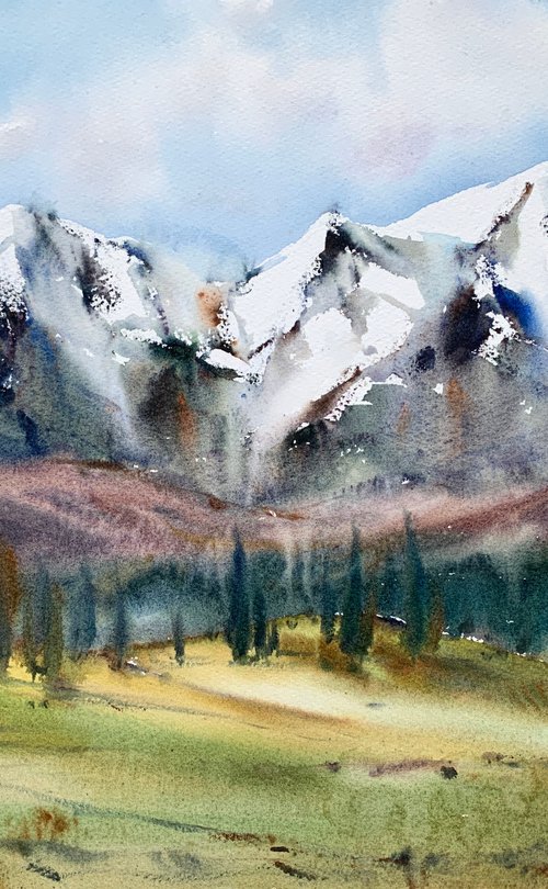 Mountainscape #6 by Eugenia Gorbacheva
