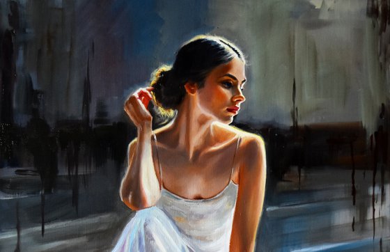 A ballerina portrait