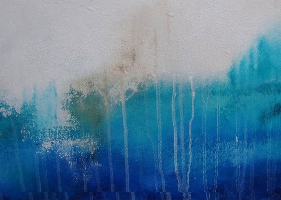 sea blues (150 x 60 cm )