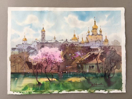 Spring in the Pochaiv Lavra