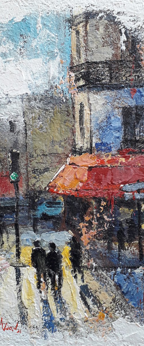 Parisian cafe. by Alexander Zhilyaev
