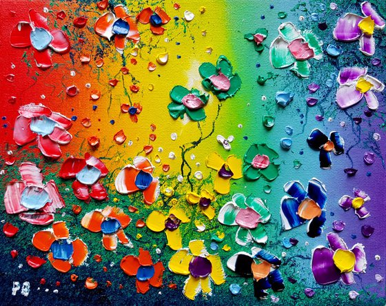 "Within the Rainbow" - Flowers in Love