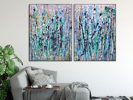 White noise frenzy / Diptych