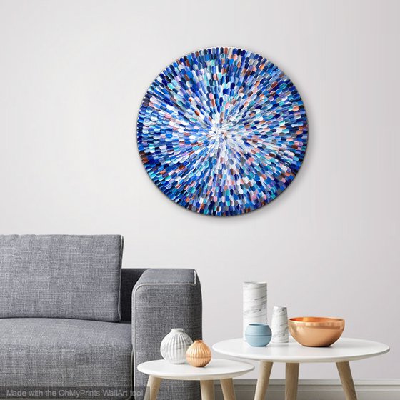 'Nix regina orbis III' - 30x30”