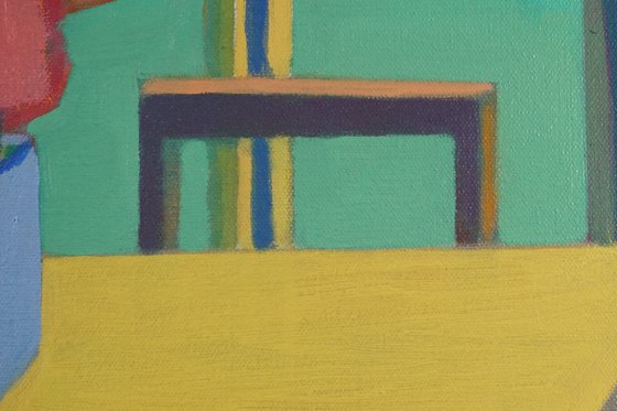 Interior with Yellow Table