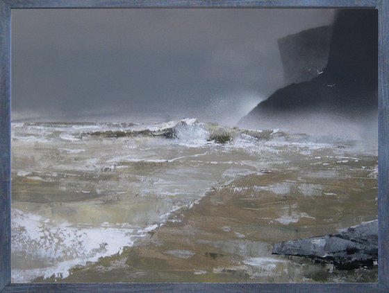 'Orkney Beach in Winter'