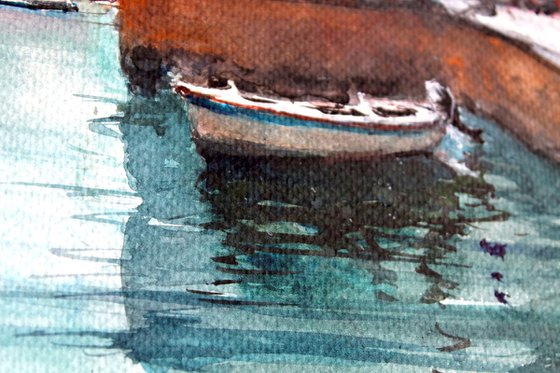 Amalfi Boats and Town II