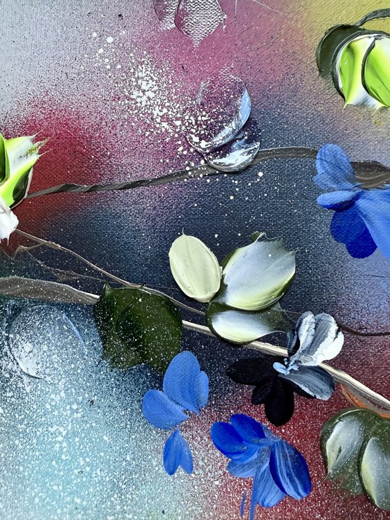 Floral Whirl I
