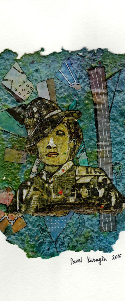 Abstract Marlene Dietrich by Pavel Kuragin
