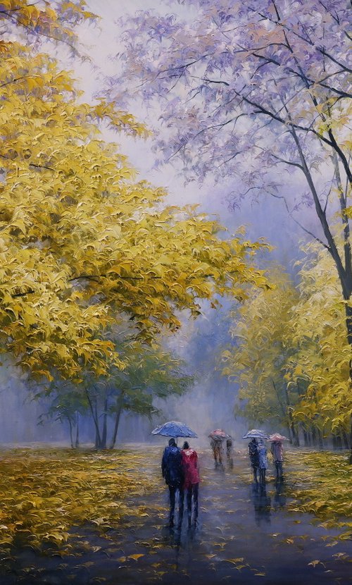 "Autumn Walk" by Gennady Vylusk