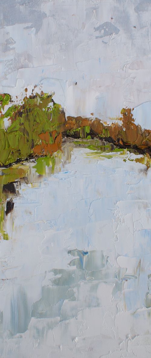 Late Winter River Cher by Ann Palmer