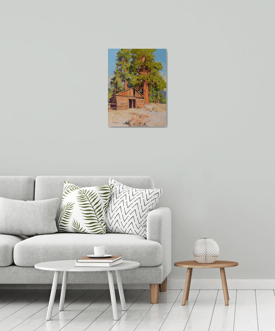 Old Cottage and Sequoia