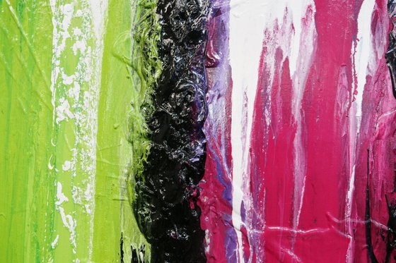 Colour Candy 160cm x 100cm Colourful Textured Abstract Art