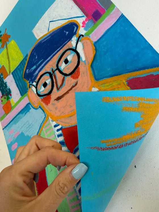 David Hockney Portrait