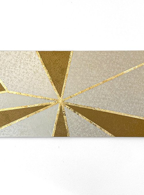 Geometry ~Kintsugi~ (Kimono upcycled) by Lena Okamoto