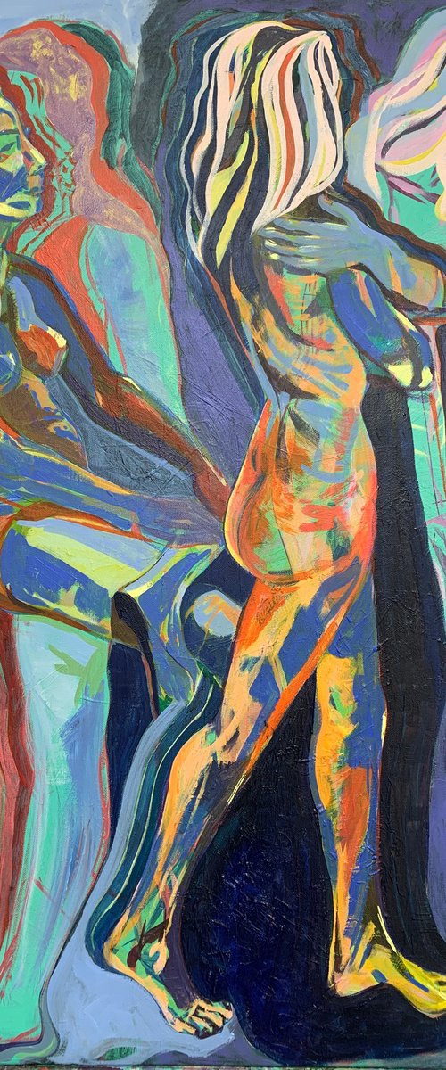 Time-lapsed Abstract Nudes by Hanna Bell