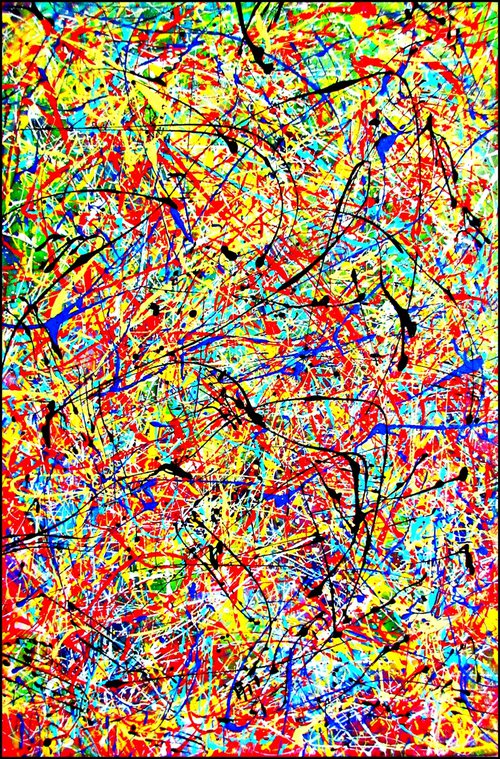 FRESHNESS,  Pollock inspired by Tomaž Gorjanc - Tomo