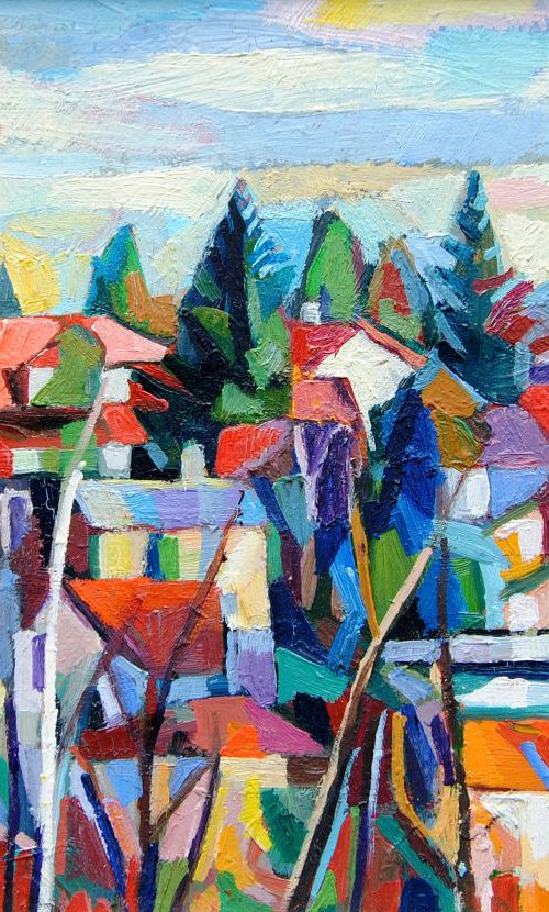 Village IV / Miniature by Maja Đokić Mihajlović