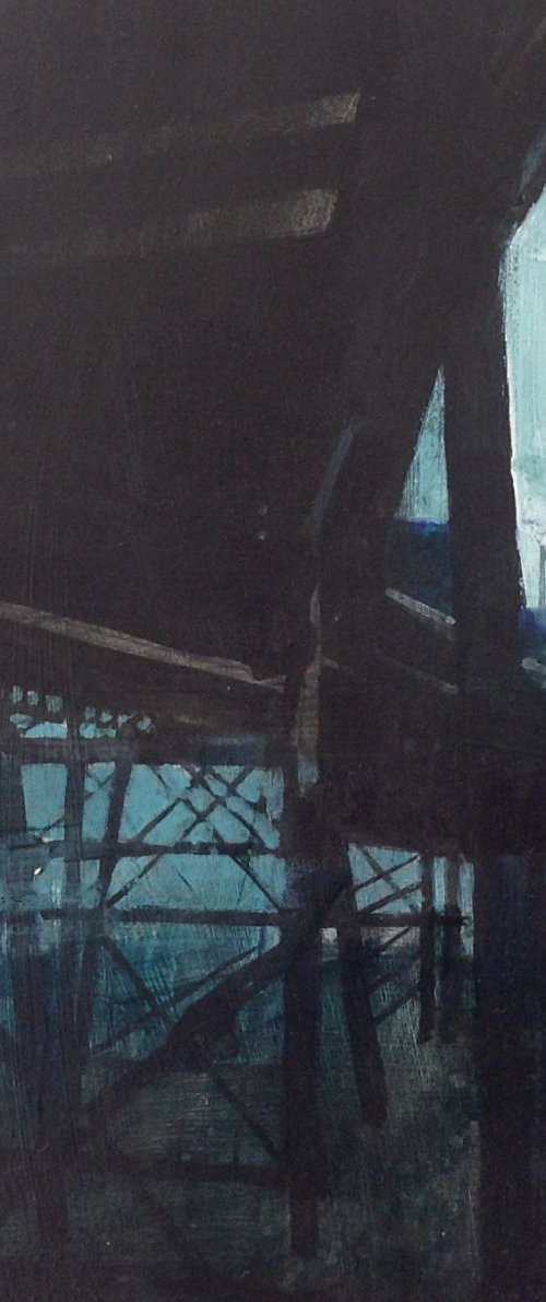  Eastbourne pier at dawn. by Julian Sutherland-Beatson