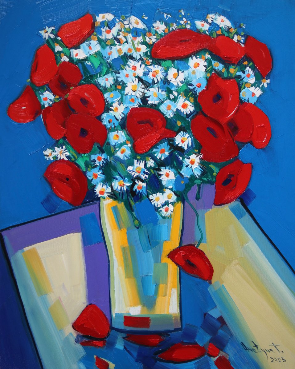 Field Flowers By Tigran Avetyan, 16 X 20, Artwork For Sale On Artfinder