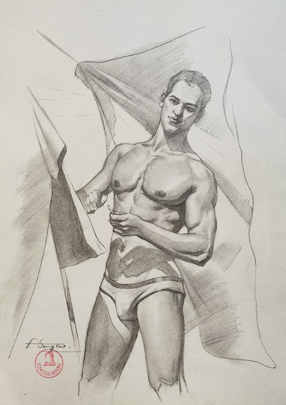 Drawing- Male Model #210412