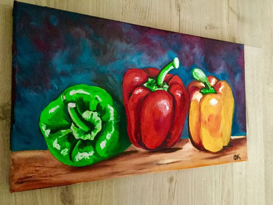 Still life with Peppers