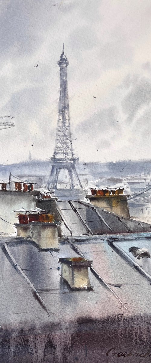 Grey Skies of Paris by Eugenia Gorbacheva
