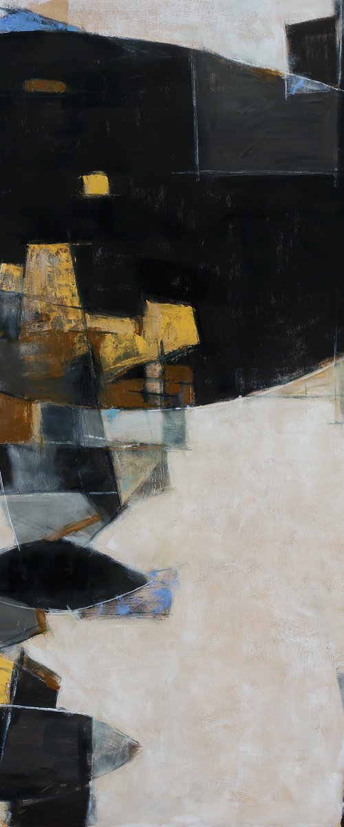 Large abstract painting by Bo Kravchenko