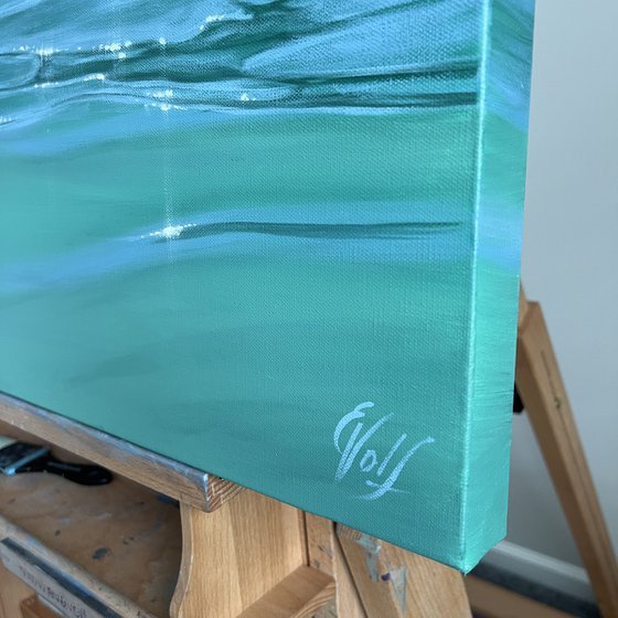 Reflection of A Blue Sky