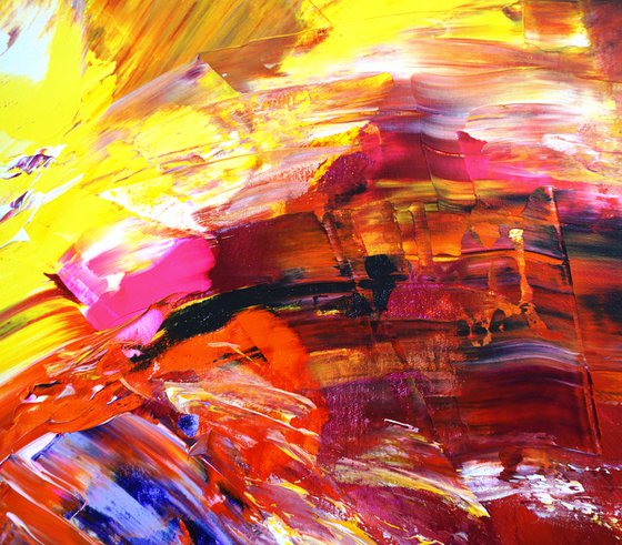 Red And Yellow Abstraction D 2
