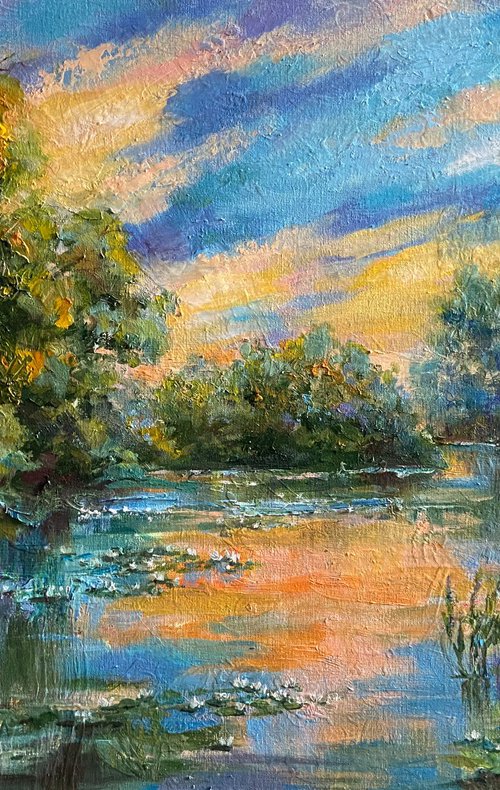 Whisper of the Evening River by Galyna Shevchencko
