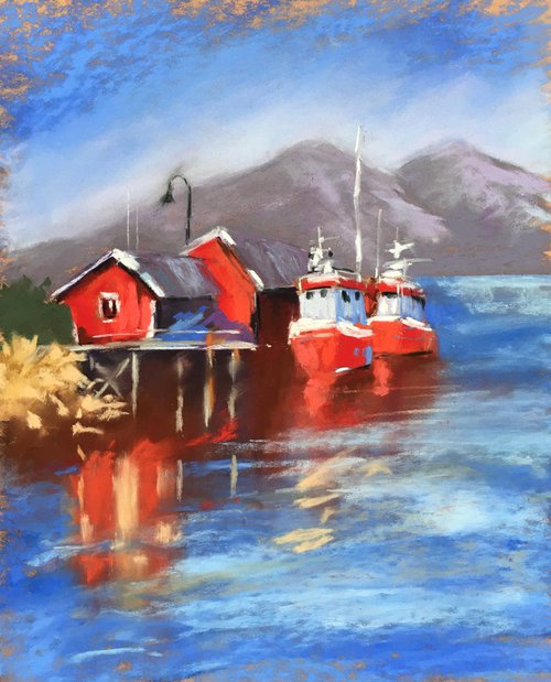 Norway port by Ksenia Lutsenko