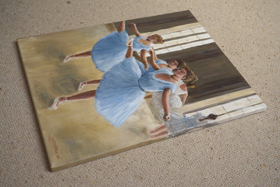 Study of dancers in the style of Degas