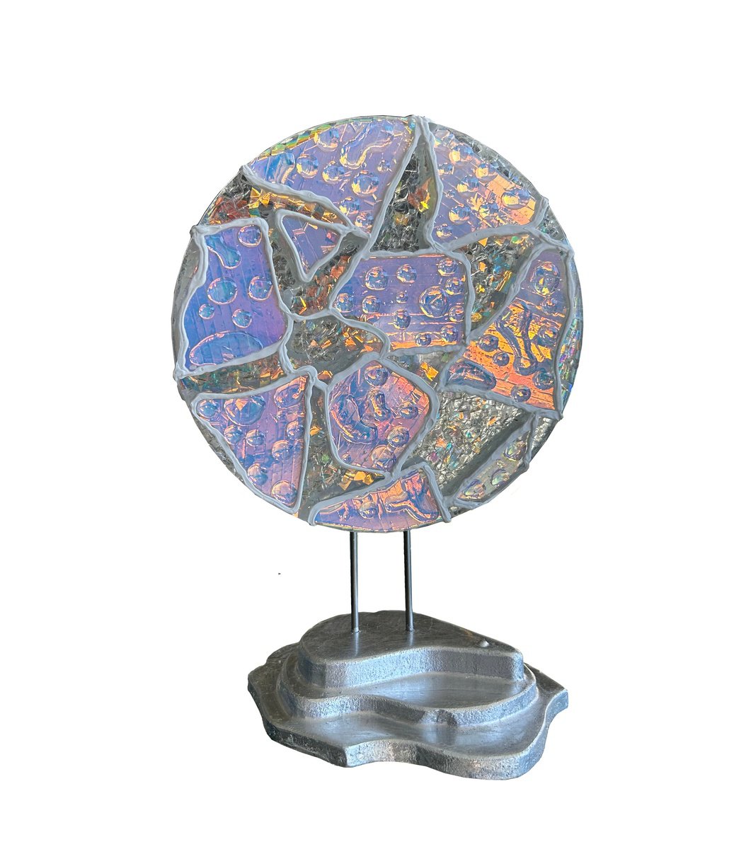 Abstract Sculpture By Alexandra Dobreikin, 8 X 13, Cheerful Droplets, Original Artwork