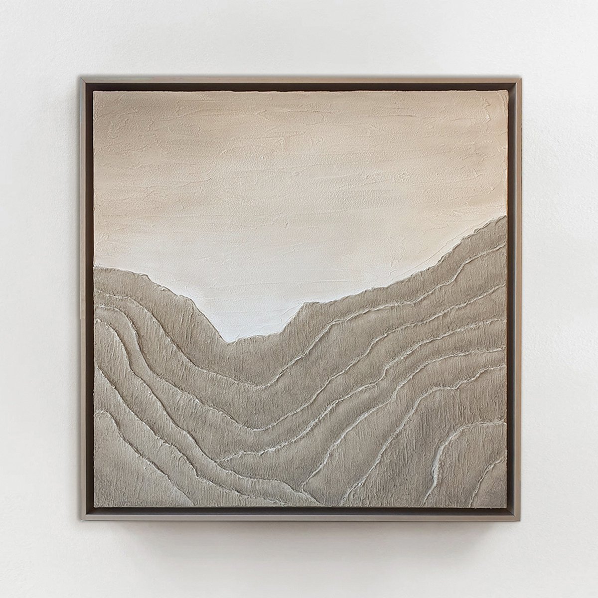Acrylic Painting , Sand Whispers By Cristina Simeoni, 29 X 29, Artwork For Sale On Artfinder