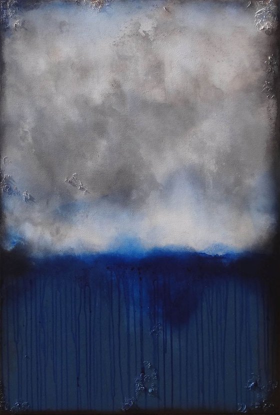 blue structure (120 x 80 cm)