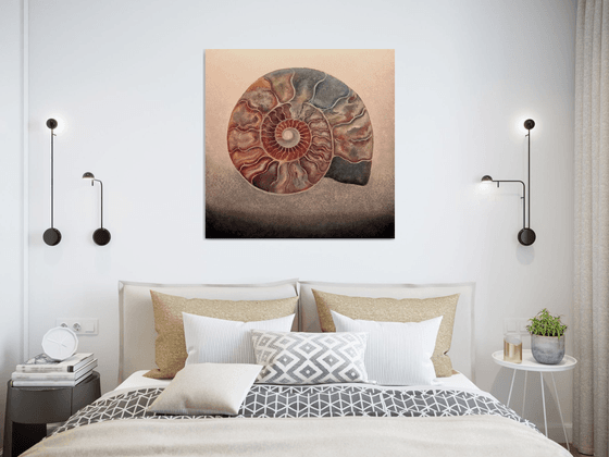 Silvery Ammonite