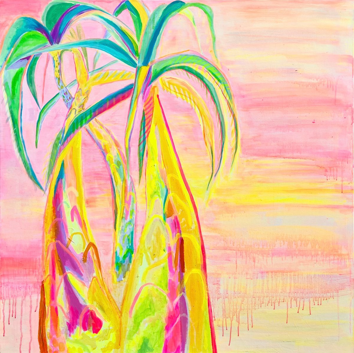 ’Vaporwave Palms’ by Kathryn Sillince