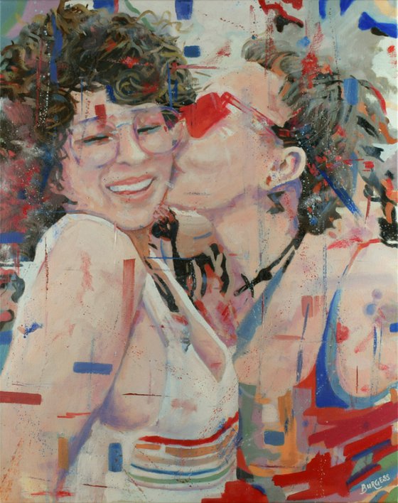 Carnival Of Love - Oil on deep edge canvas 24" x 30"