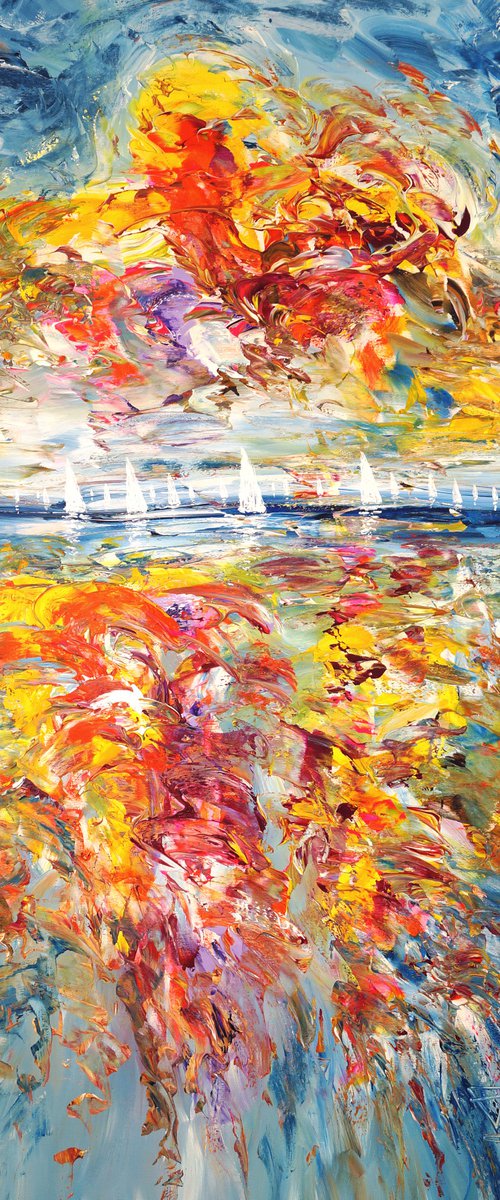 Seascape Sailing Impressions XL 11 by Peter Nottrott