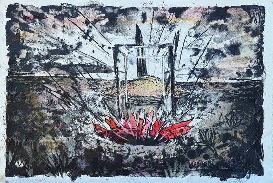 Darren's Garden Lithograph