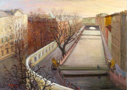 Petersburg. Griboyedov Canal by Sergej Seregin