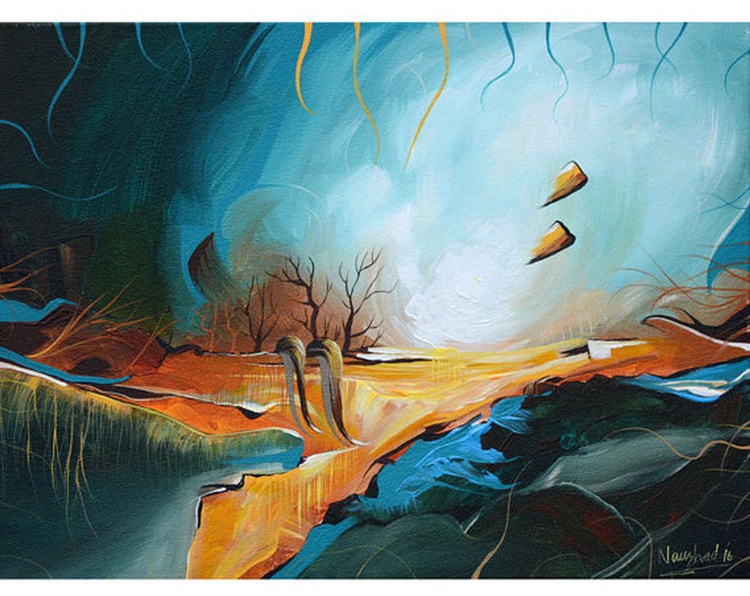 Original Acrylic Painting On Stretched Deep Canv Artfinder