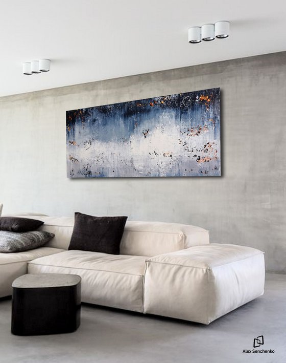 180x80cm. / abstract painting / Abstract 2112