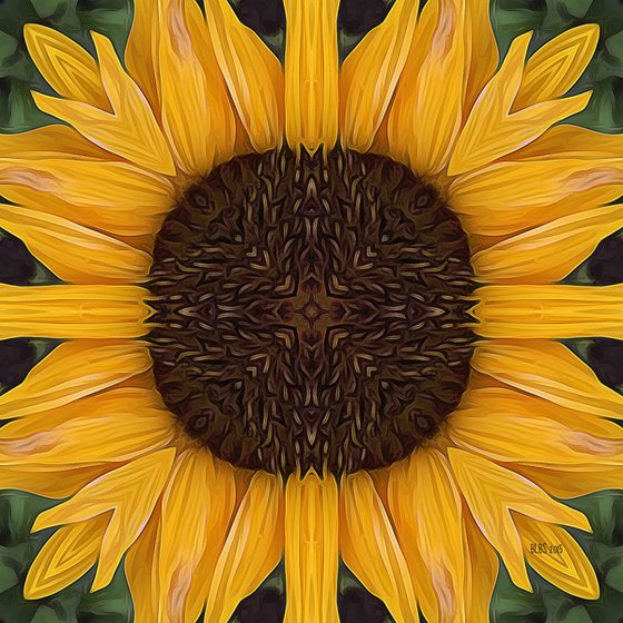 Folk Art Sunflower