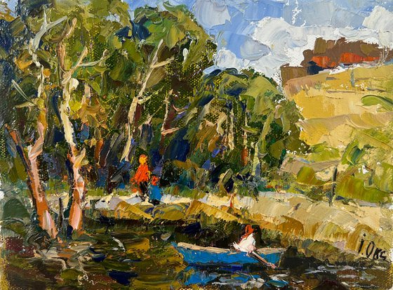 Family vacation on the lake