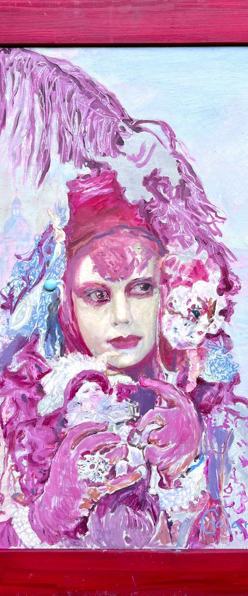 Portrait in Red Frame by Igor GALAN