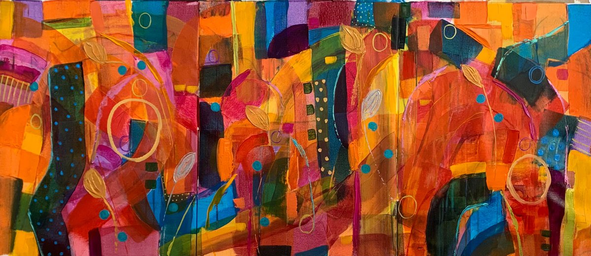 The Secret of Spices (Triptych) by Rashna Hackett