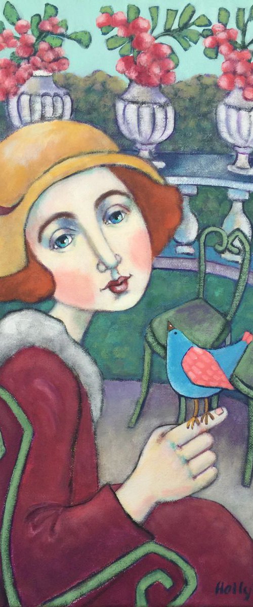 "Dame, Dans Le Jardin, Luxumbourg" by Holly Wojahn